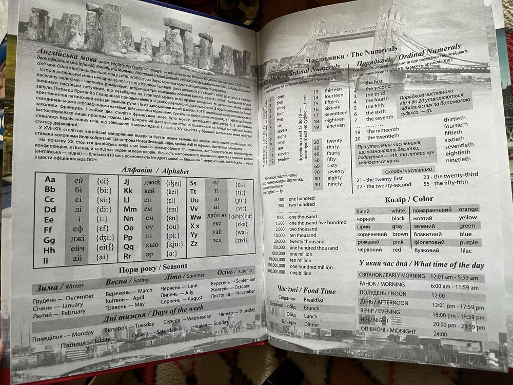 Зошит словник для запису іноземних слів 48 аркушів