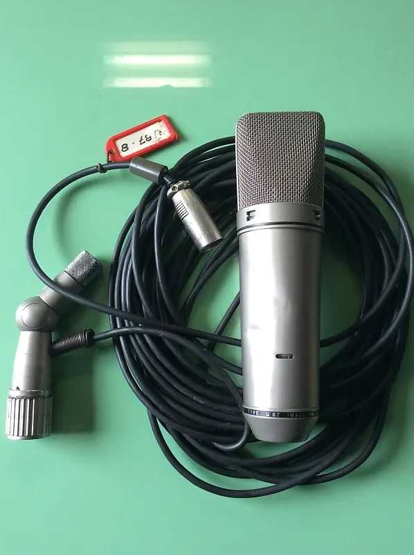 Neumann U87 Vintage 1968 -  Com adaptador Tuchel giratório de 7 Pinos