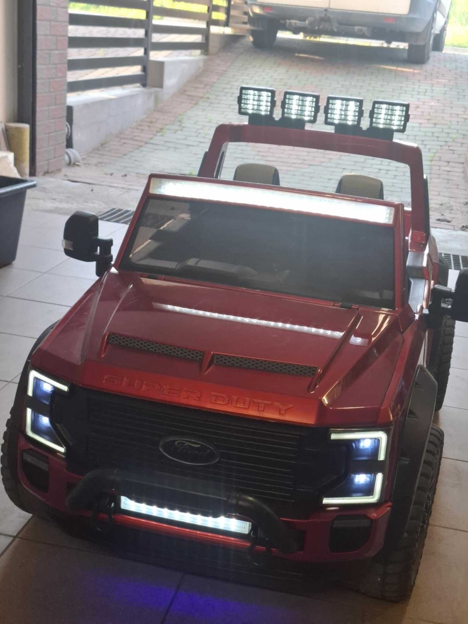 Autko dla dzieci na akumulator  WERSJA PREMIUM! Ford F450 Super Duty
