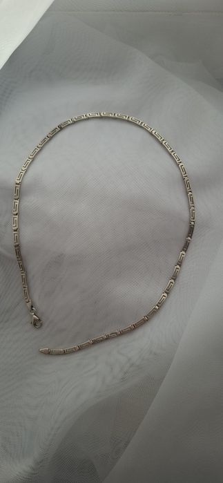 Srebrny łańcuszek Wzór Grecki 925