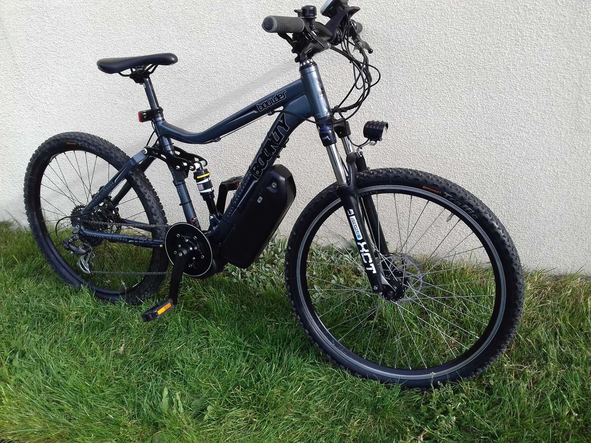 Rower elektryczny MTB FULL 17" ,z napędem centralnym TSDZ2B 48V 500W