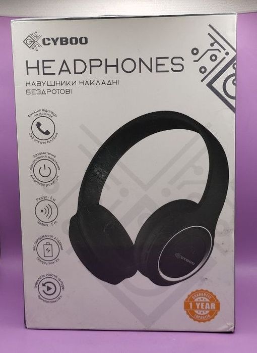 Блютуз навушники  CYBOO