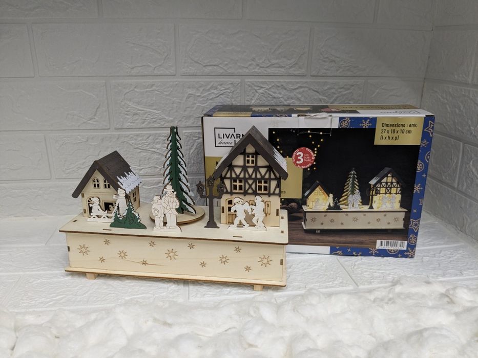 Декоративна світлодіодна новорічна композиція Livarno Home.