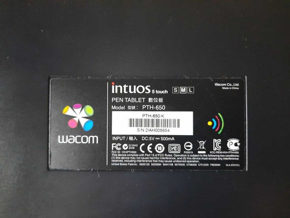 Графический планшет Wacom Intuos 5 Touch M PTH-650