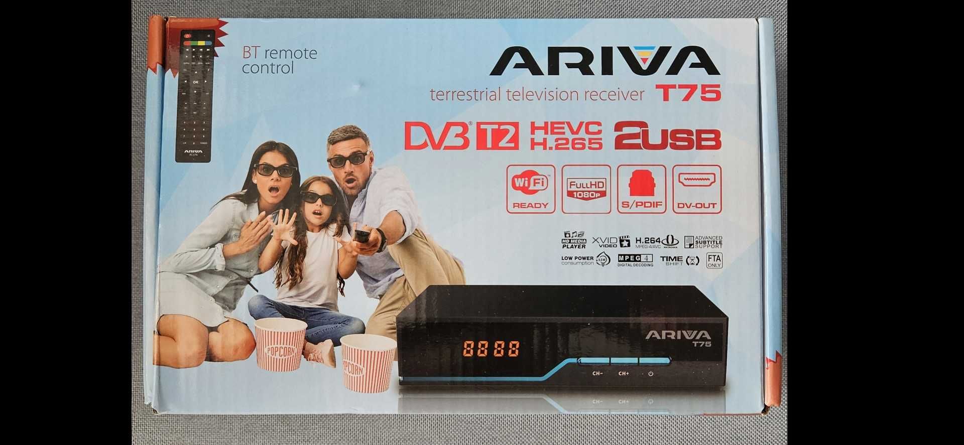 Tuner DVB-T2 Ferguson Ariva T75 H.265 HEVC