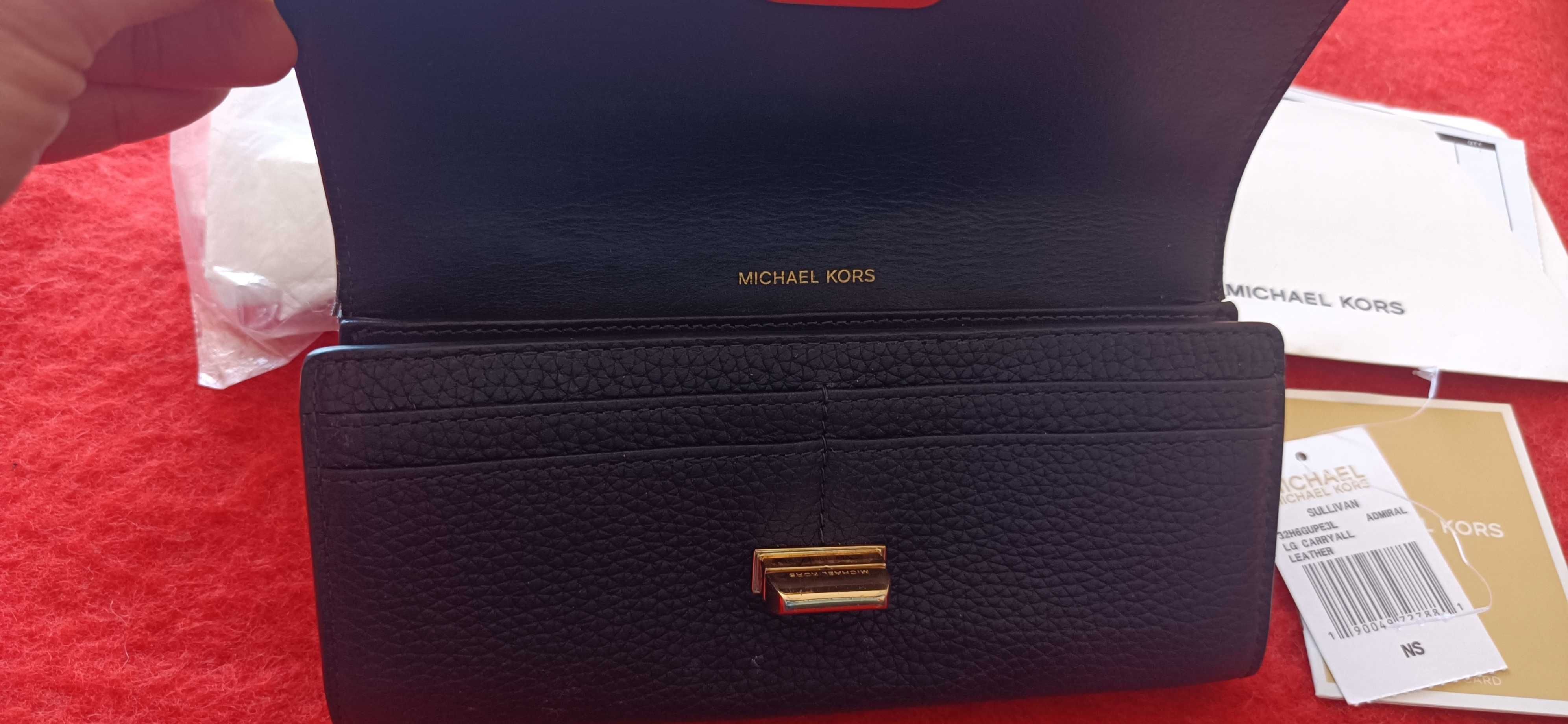 Portfel Michael Kors granatowy oryginalny