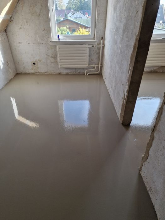 Wylewki samopoziomujące, wyrównywanie podłoża