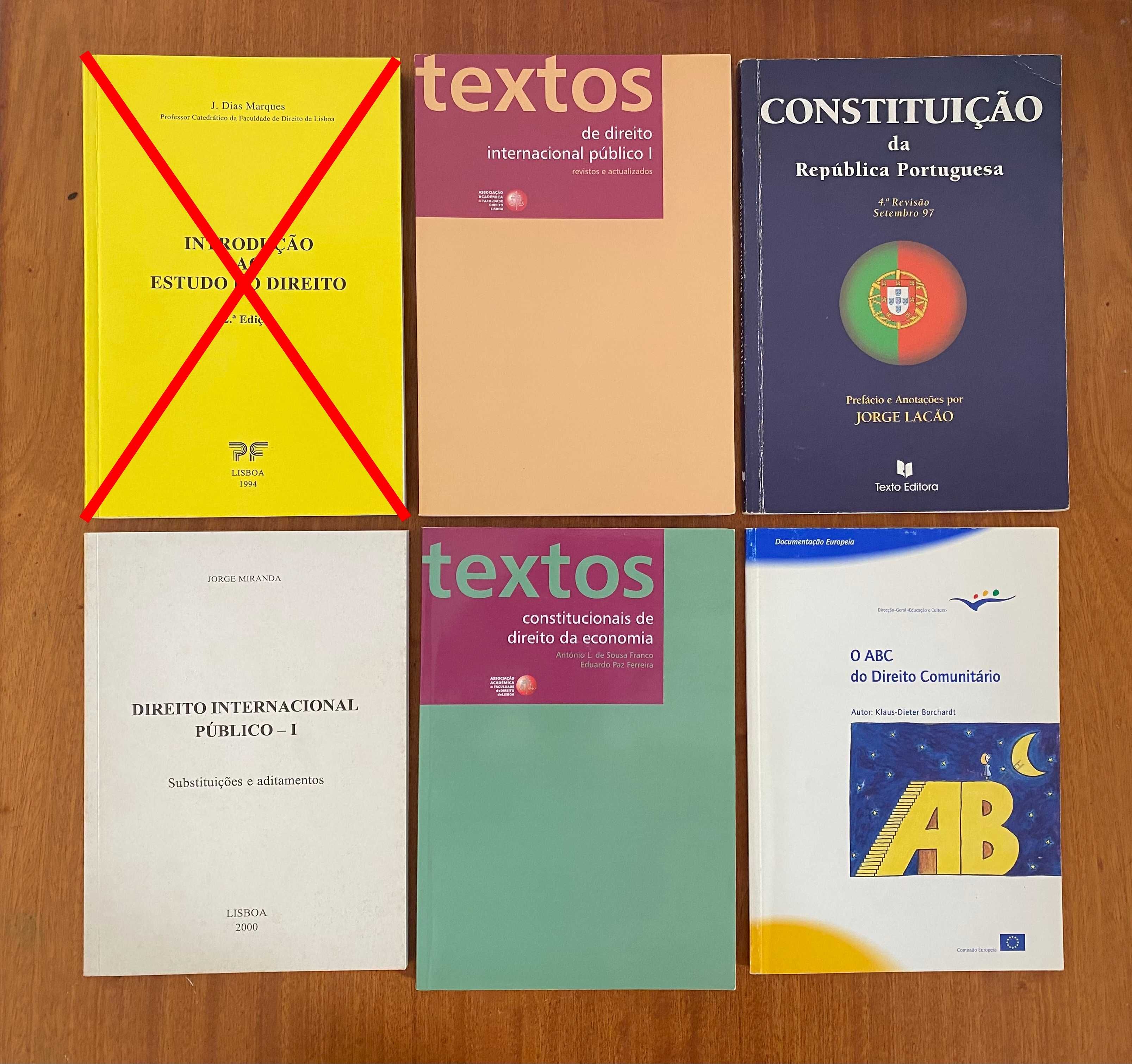 Livros de Direito [de 1€ a 25€] PORTES GRÁTIS!!