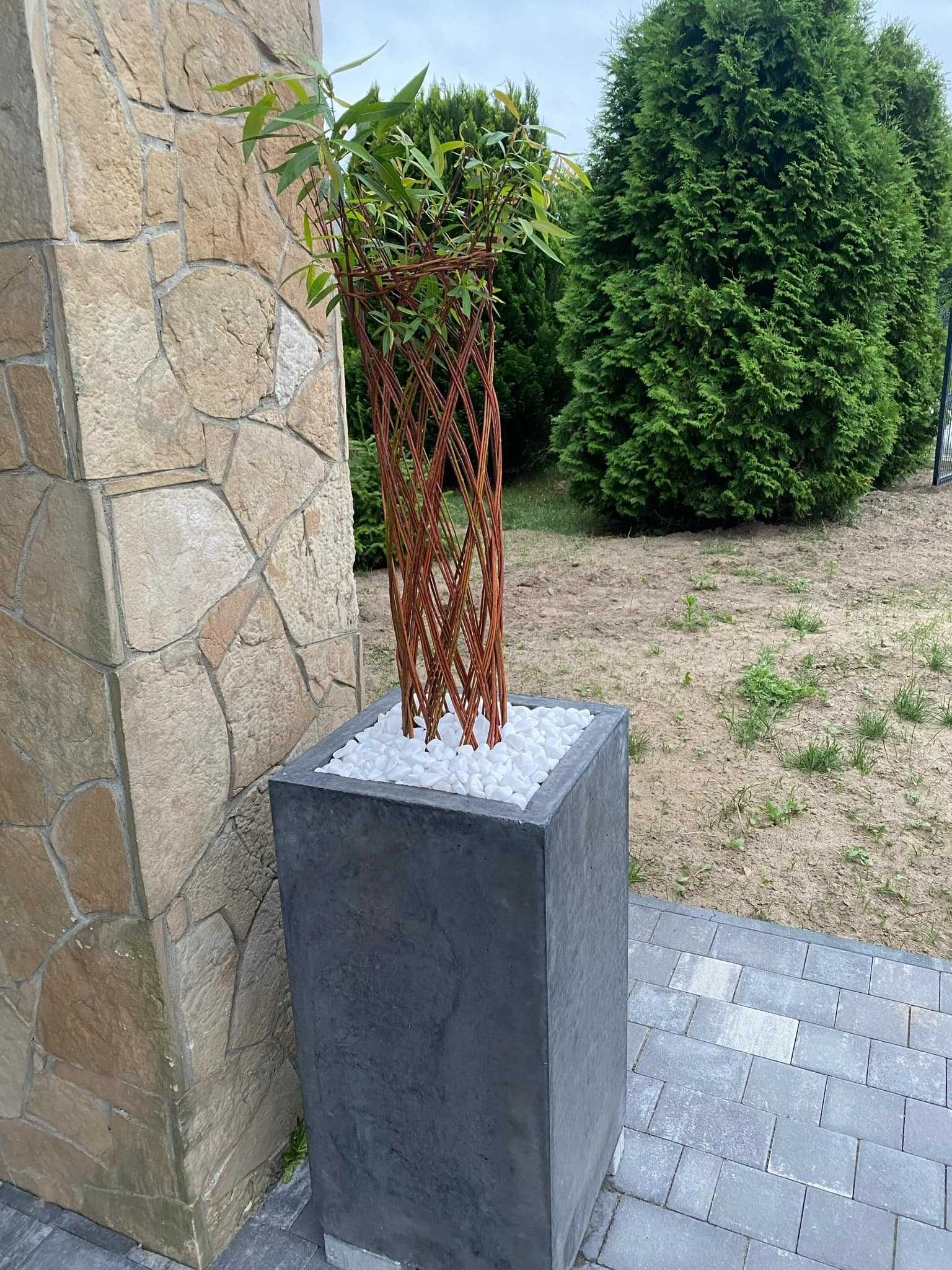 Donice betonowe, mrozoodporne z betonu architektonicznego