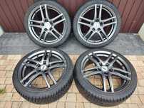 Koła Aluminiowe AUDI A3 A4 VW GOLF 5 6 7 5x112 ET51 225/40/18 - 7 mm !