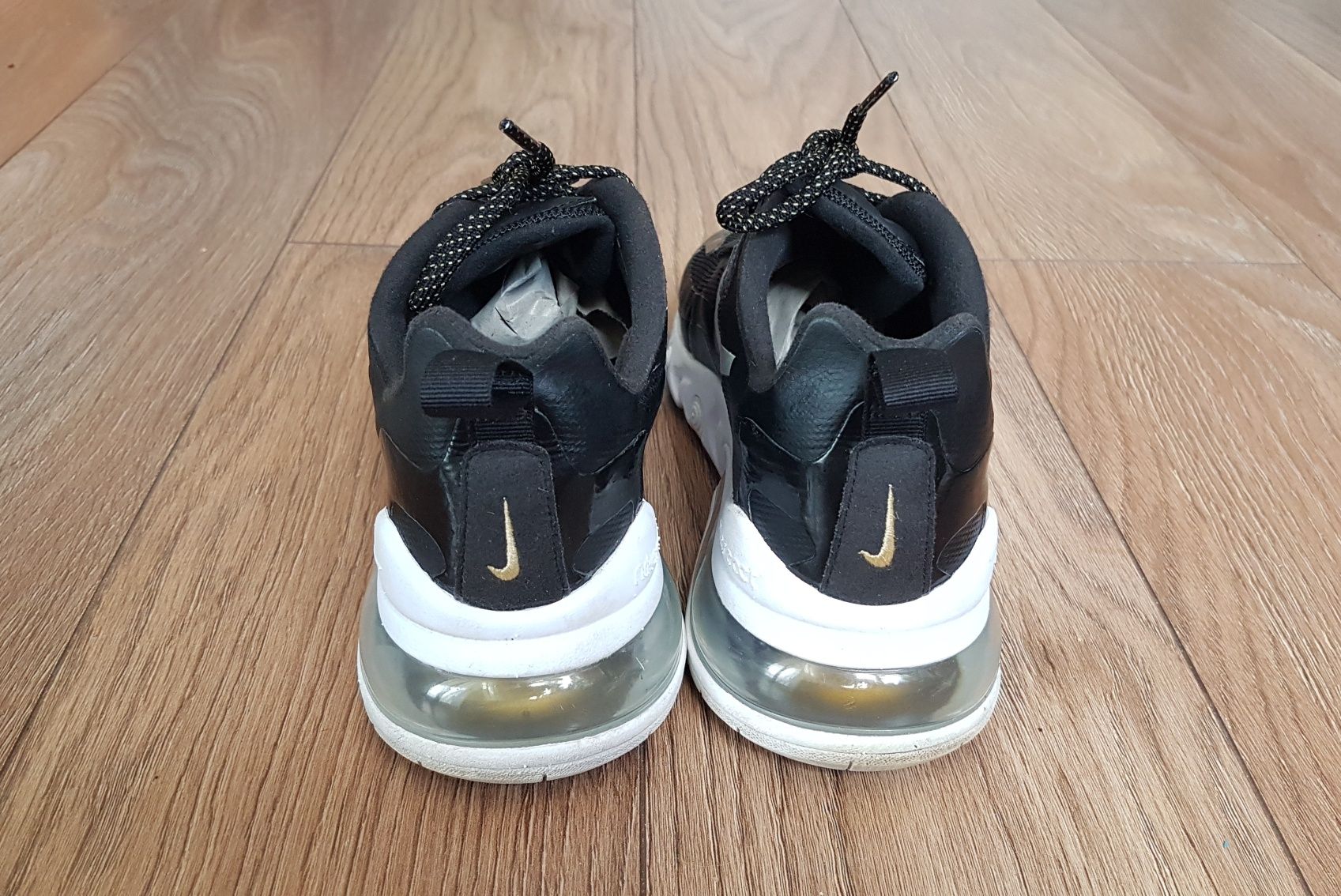 Buty Nike Air Max 270 React Black rozmiar  38,5 okazja Sneakers