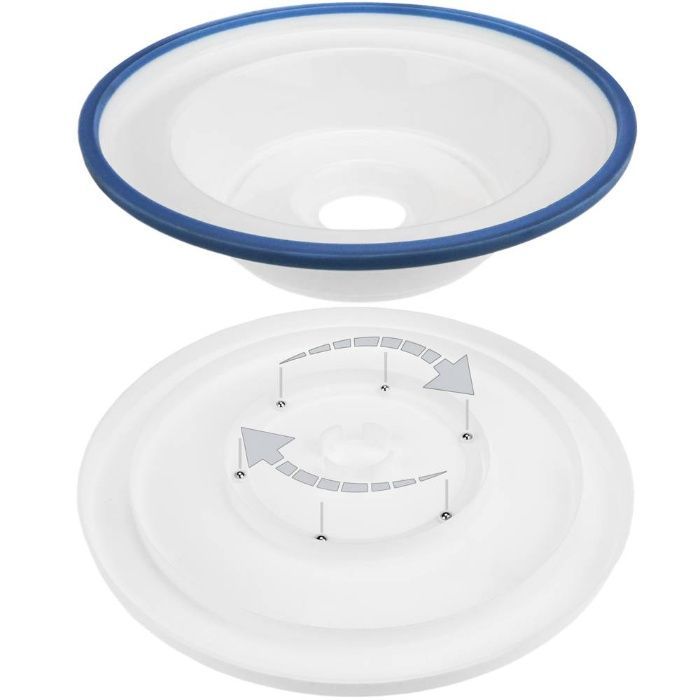 Base rotativa para bolos de 28 cm com 5 espátulas com P/ giratoria