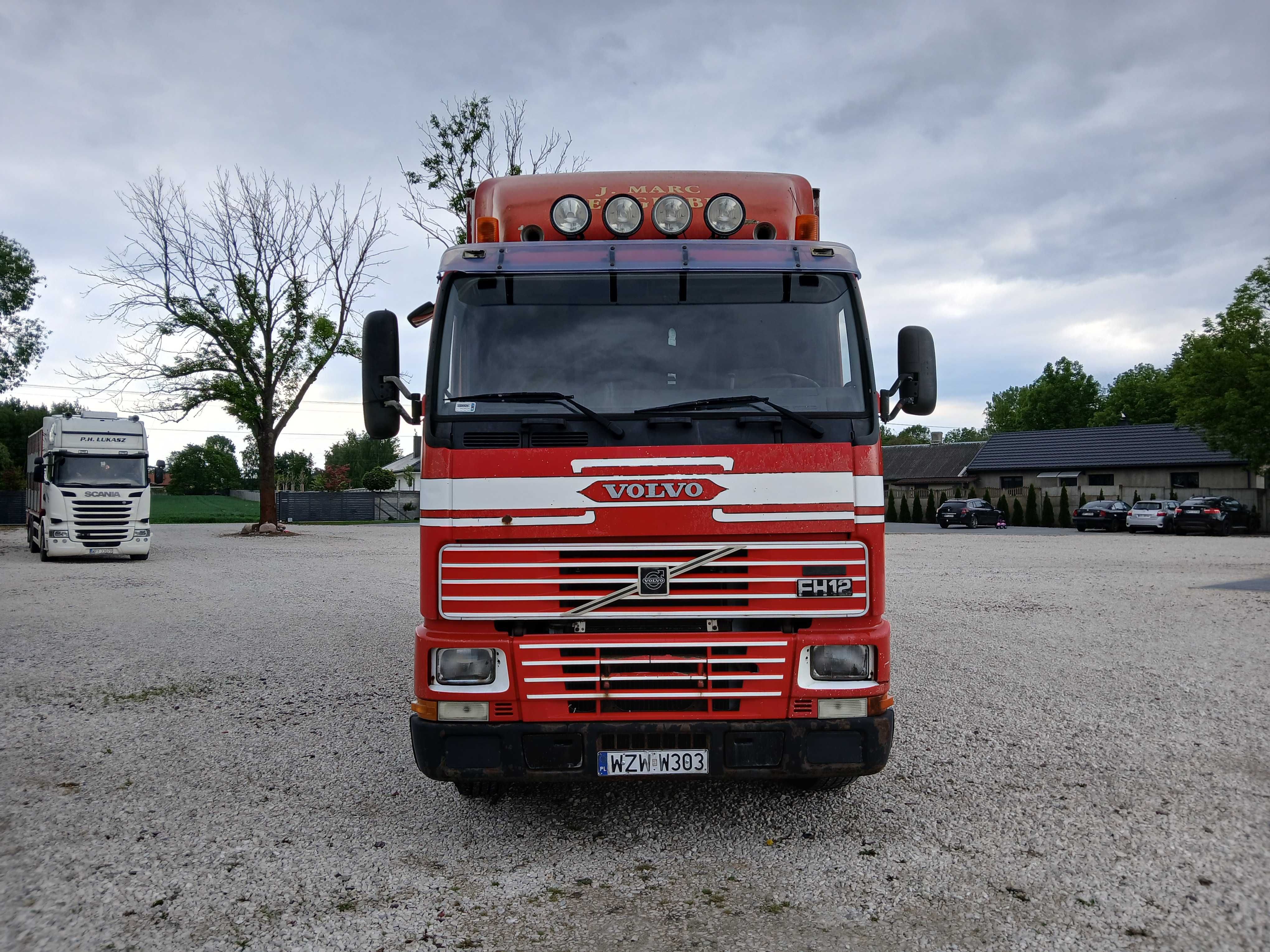 Samochód ciężarowy Volvo FH12 do przewozu żywca