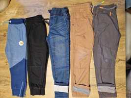 Spodnie 1 szt. r. 110  zimowe jeans