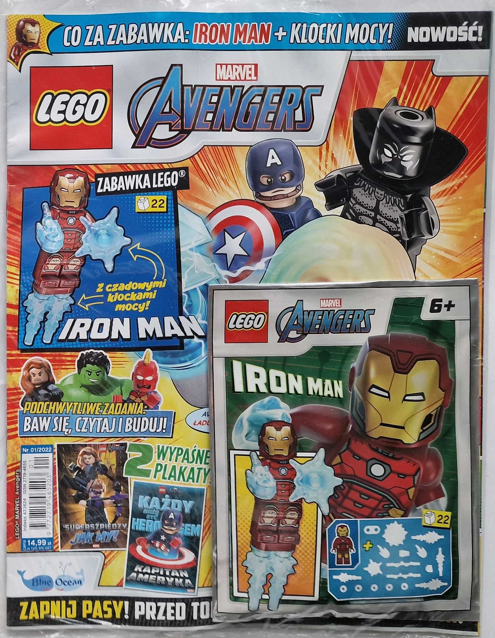 2 X magazyn LEGO 242210 MARVEL AVENGERS 2/22+ IRON MAN SH612