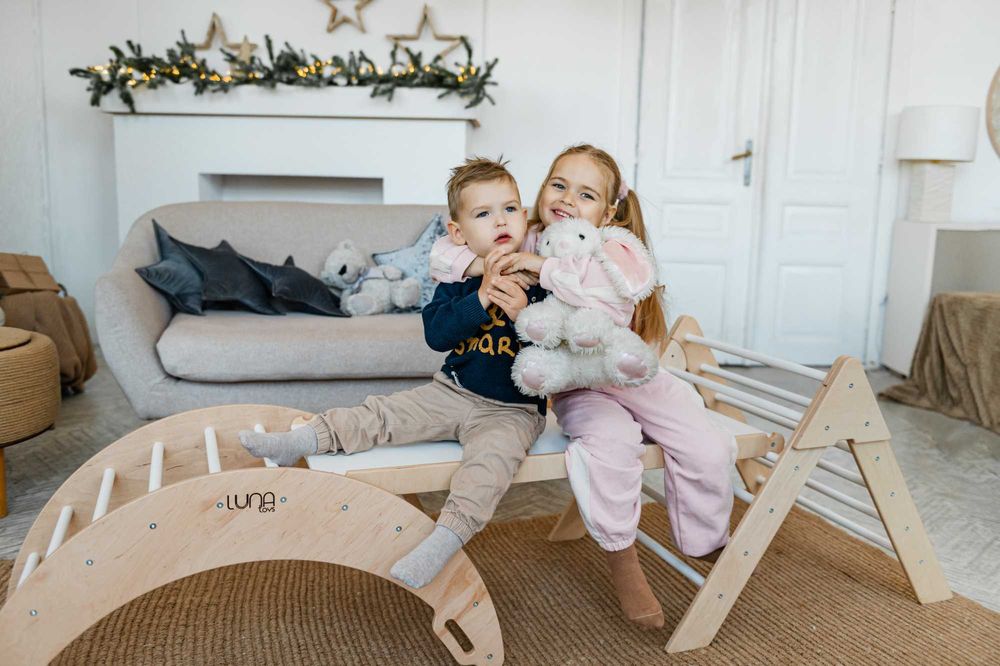 Ігровий комплекс Монтессори|Трикутник Піклер + Арка Білий