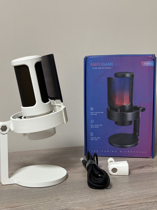 Микрофон fifine A8 white