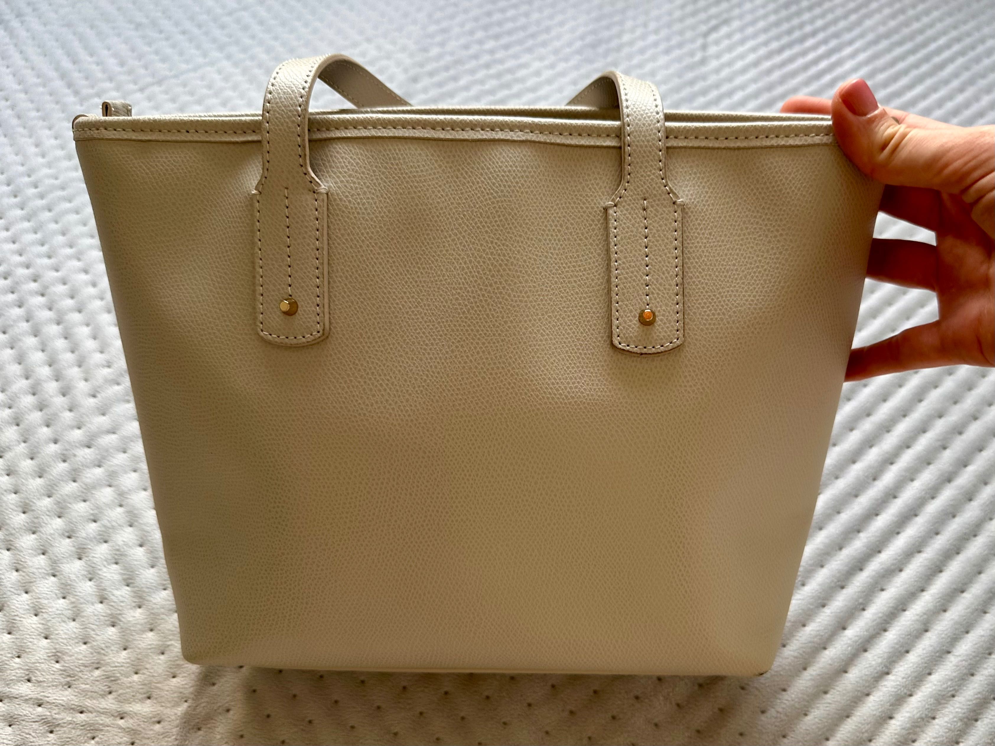 Furla torebka beżowa, nowa, komplet, idealna na lato