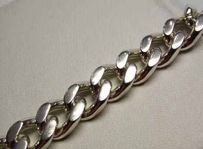 WARMET Srebrny łańcuszek pancerka 50,5 cm. 8 mm.
