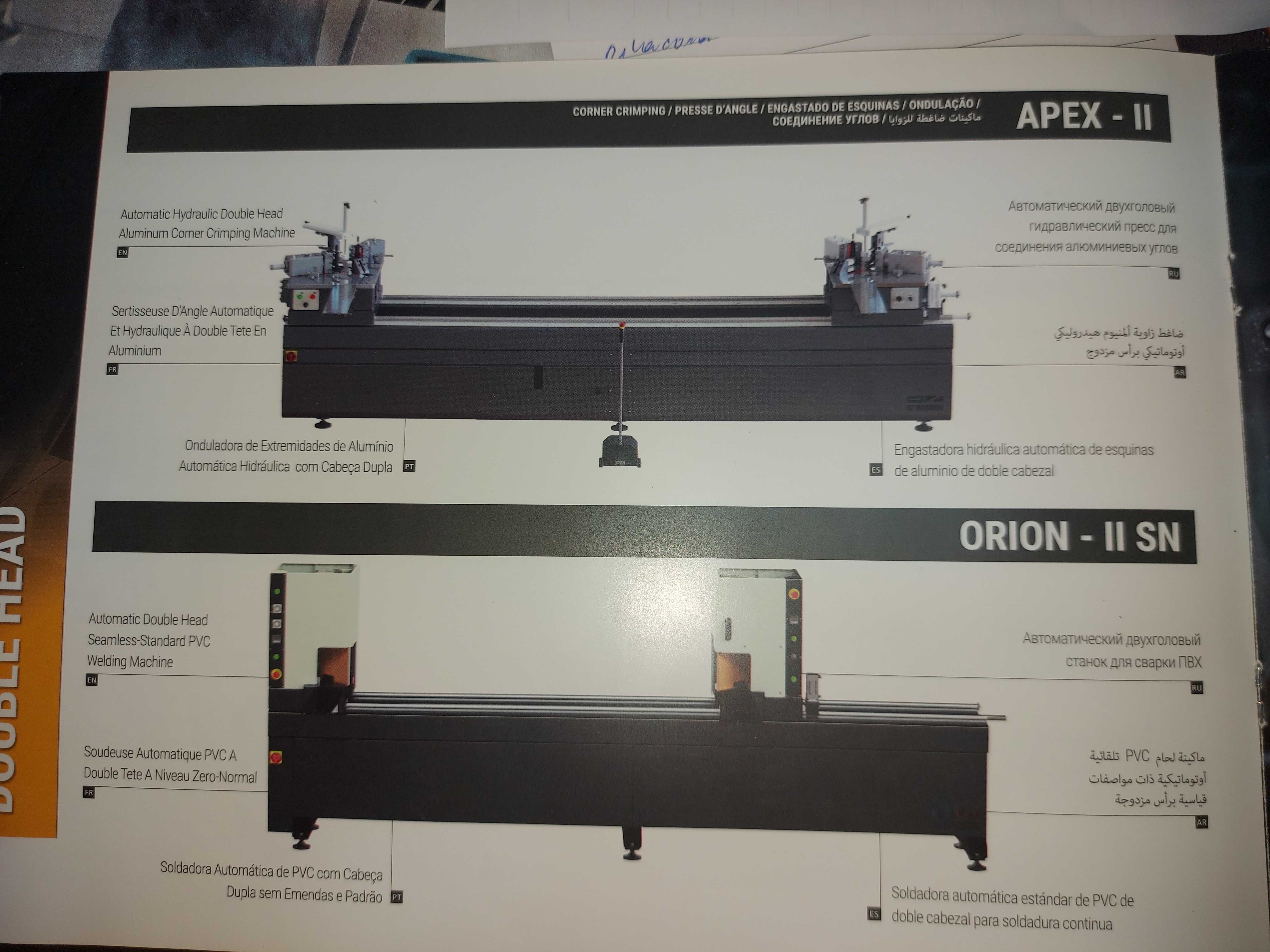 Maquinas trabalhar PVC