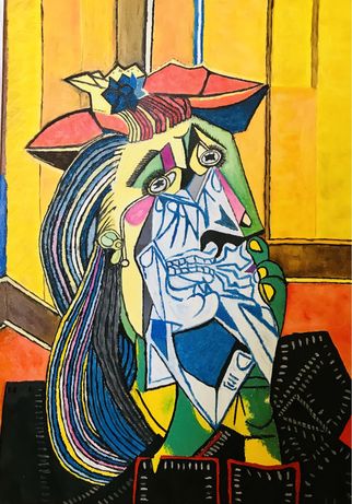 картина маслом ‘ плачущая женщина, Пикассо