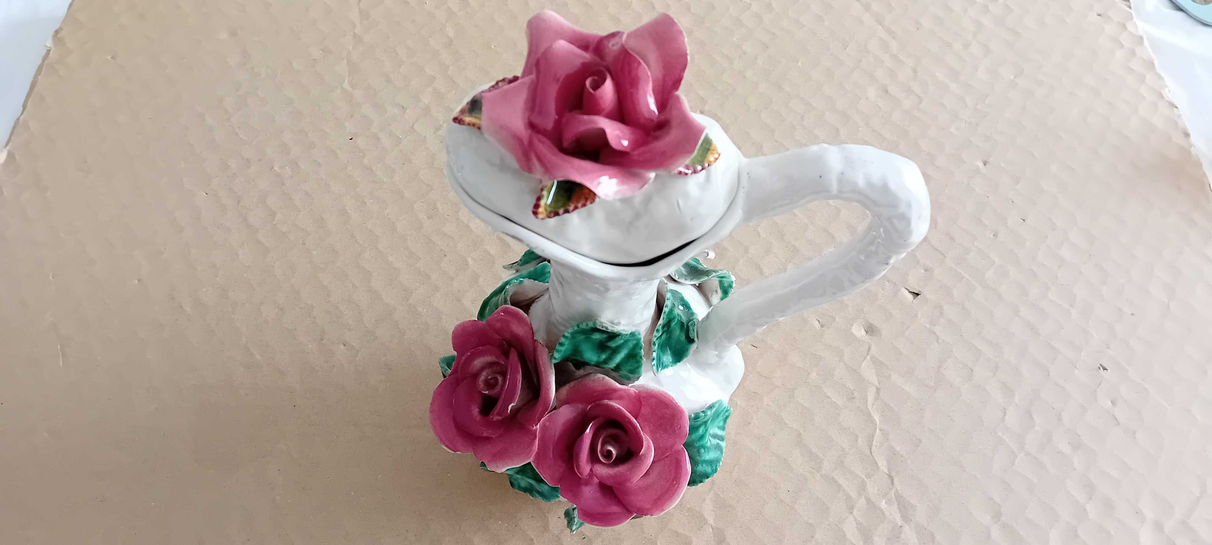 Jarro com Flores Faiança das Caldas!