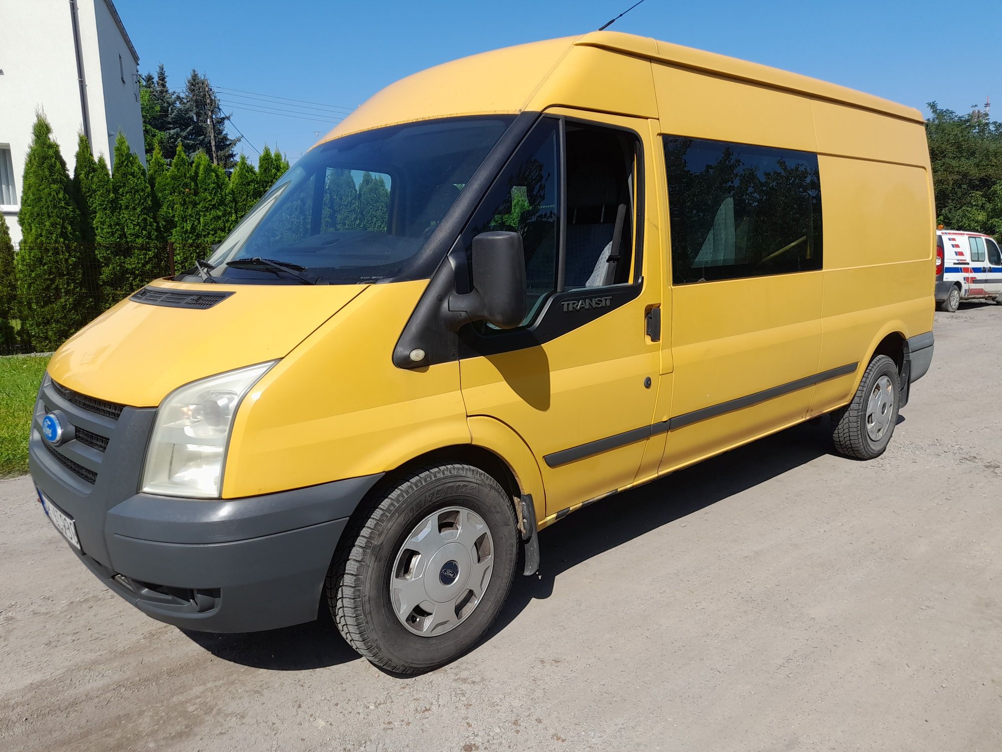 Ford Transit 2.4TDCI, 6 Osób,Sprawna KLIMA, Stan BDB ,Brygadówka