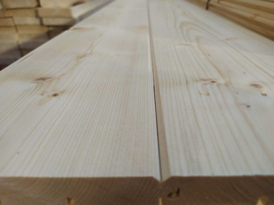 Deska elewacyjna pióro-wpust 19x146mm świerk skandynawski