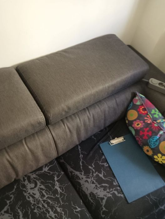 Sofá Ikea cinzento-barato