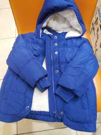 Куртка зимняя фирменная s.Oliver на девочку рост 92