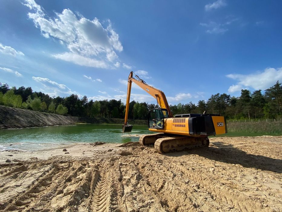 Koparka JCB JS330 NC ramie Long 18m plecak 3t