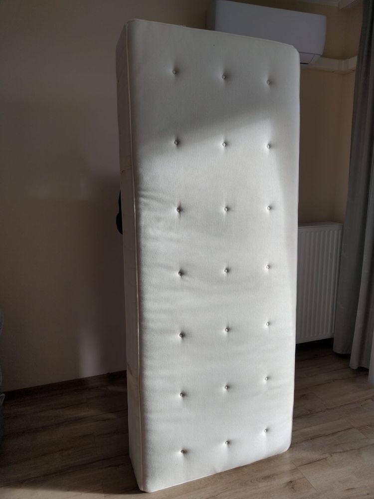 MateraceHYLLESTAD Ikea 2 szt. Sprężyny Kieszeniowe, twardy. 80x200 cm.