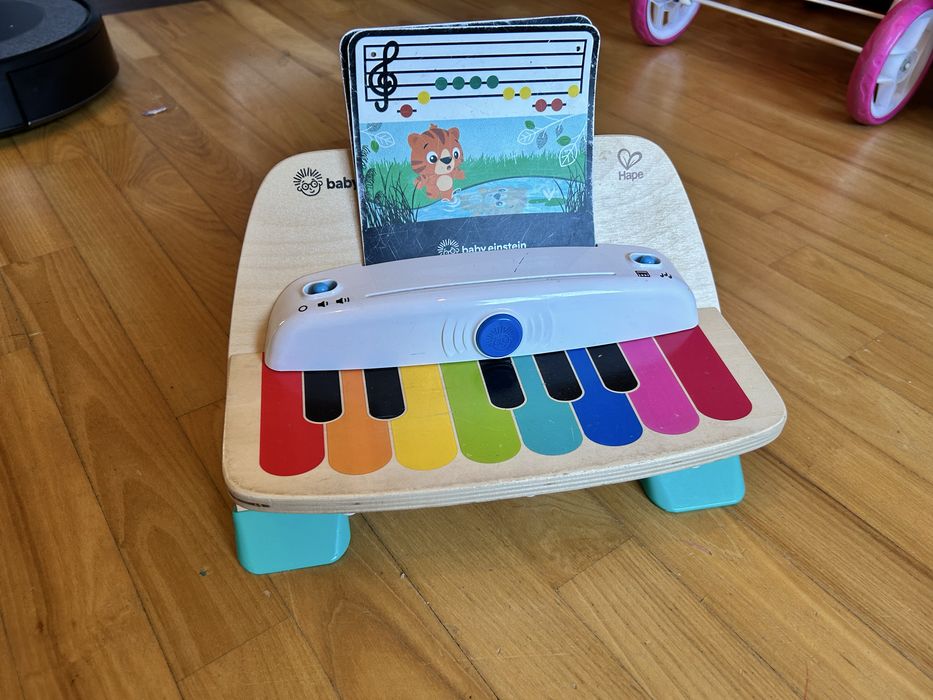 Pianino baby Einstein Hape i 2 instrument rain drops zabawka pianinko