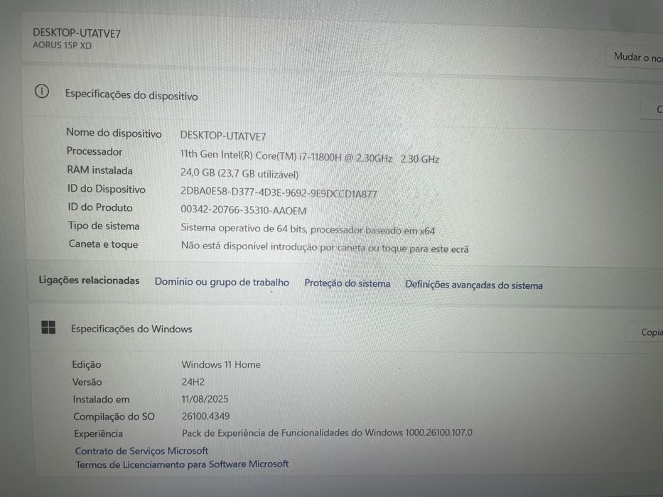Portátil gaming|RTX 3070|240 hz| 1 TB| i7 11800h| 24G RAM