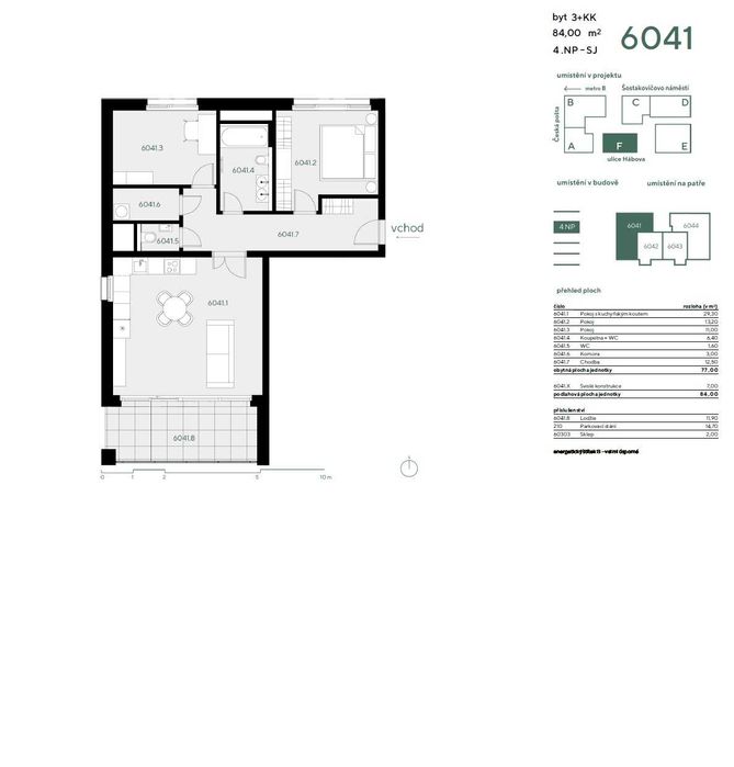 Продаж 2кім.  квартиру в новому будинку (новий ЖК) - Прага, Чехія
