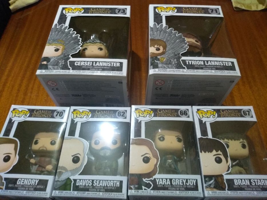 Funko POP Game of Thrones - NOVOS - Só vendo pack completo