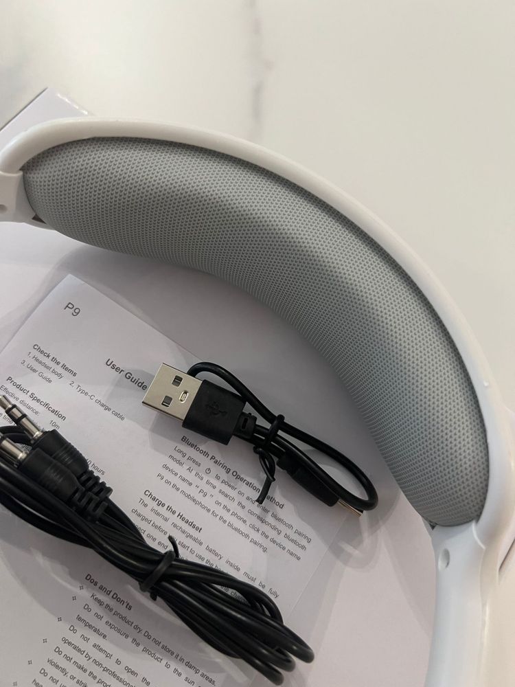Headphones Bluetooth P9 Pro Max – Estilo, Som e Conforto Sem Fios