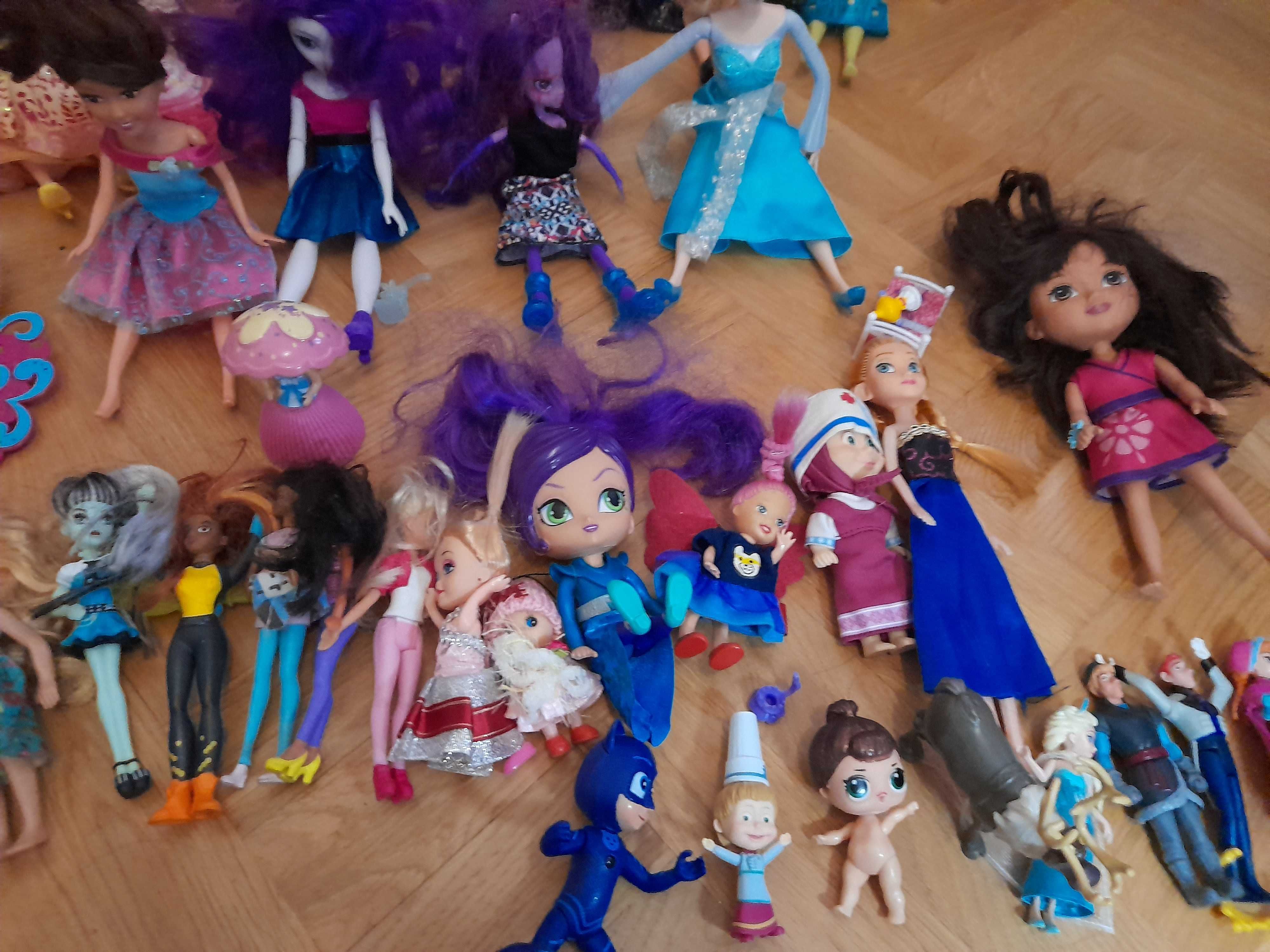 Zestaw lalek Barbie, Monster High, My Little Pony + Gratisy
