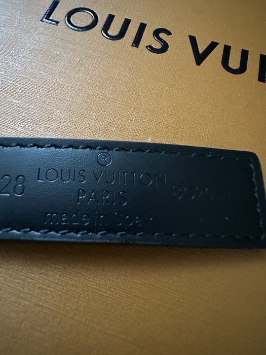 Louis Vuitton Iconic  dwustronny pasek Nowy