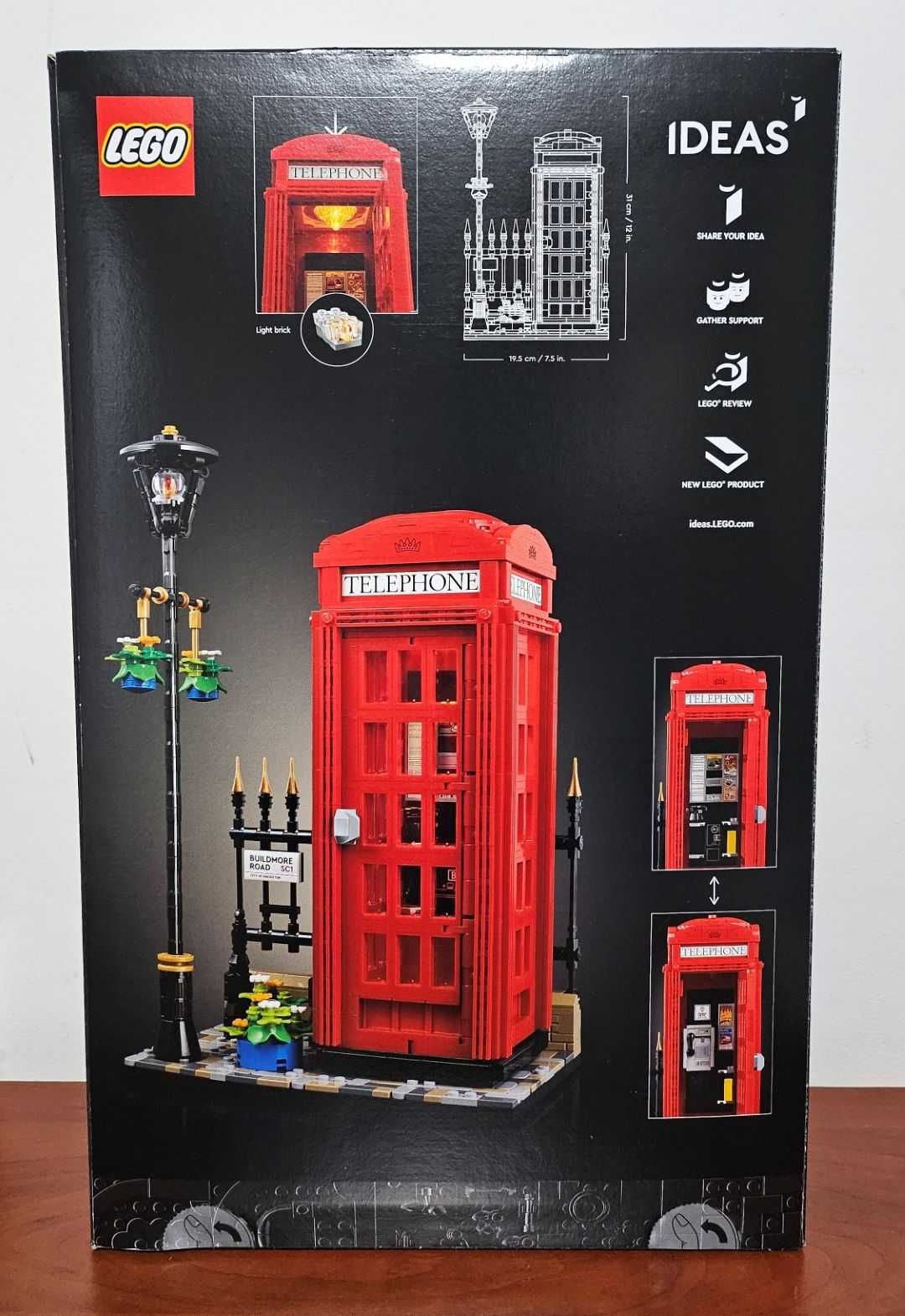 LEGO 21347 Cabine Telefónica Vermelha de Londres Lego Ideas