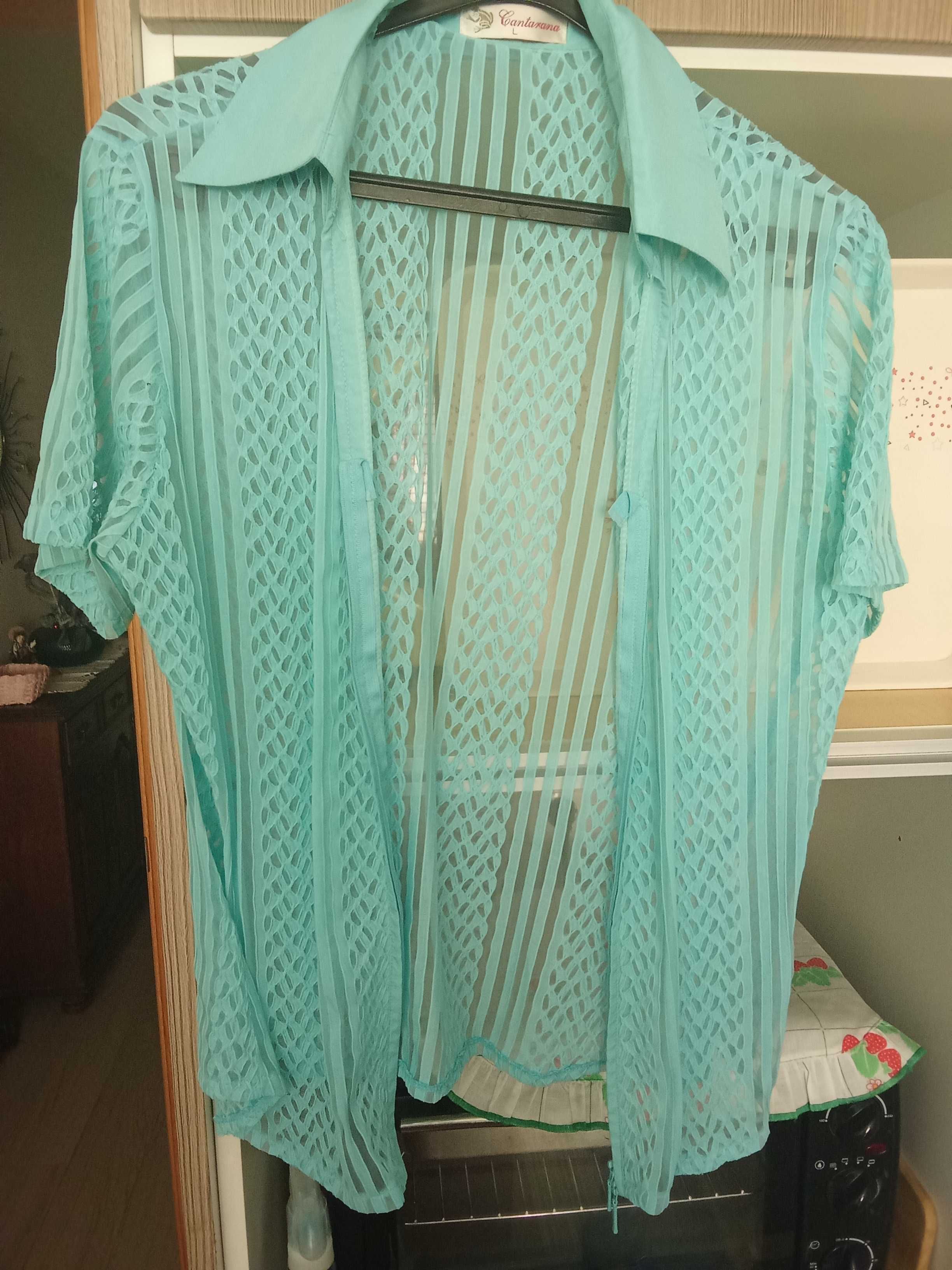 Camiseiro de verão, azul