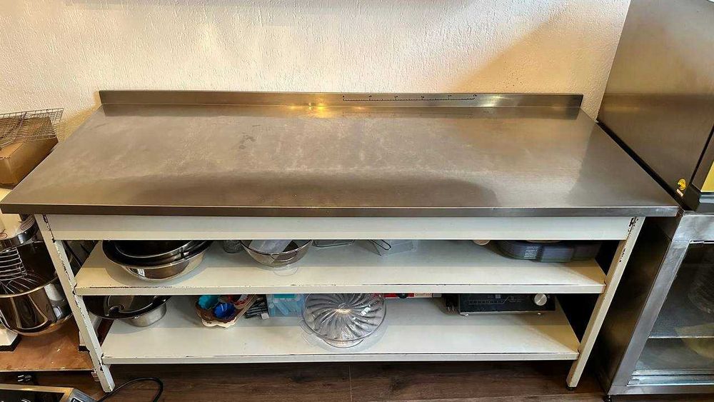 Стіл кухонний нержавійка