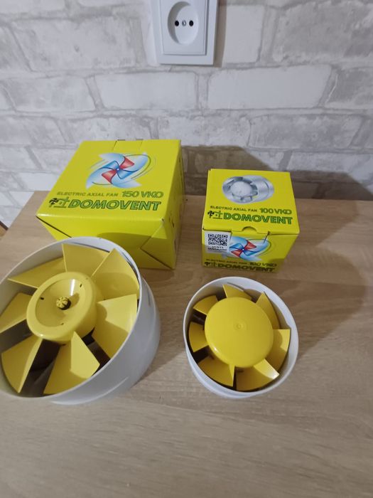Вентилятори Domowent різні.