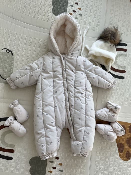 Комбінезон зимовий Zara, для дівчинки, 68р