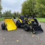 TRAKTOR Koparka Ładowarka 24V 600W Ciągnik Auto AKUMULATOR CAT DZIECI
