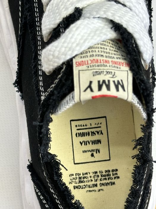 MMY Maison Mihara Yasuhiro black черные кеды кроссовки чорні кеди 43