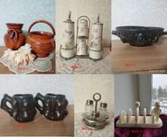 Набор Hand made,  для спецій, салфетница,