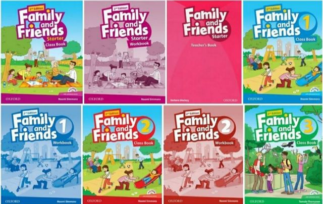 Книги Family and friends 1,2,3,4,5,6