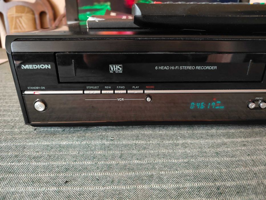 VHS Na DVD Combo Nagrywarka MEDION (Funai) HDMI MD83425