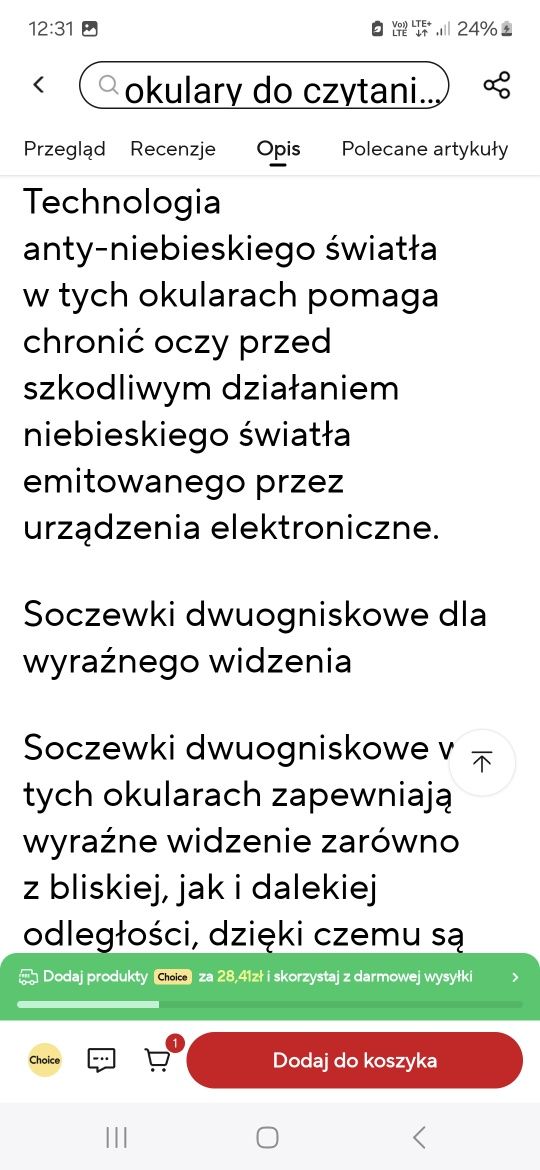 Okulary dwuogniskowe +2